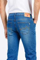 CALÇA JEANS SLIM BLUE WASH 93