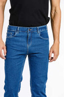 CALÇA JEANS SLIM BLUE WASH 93