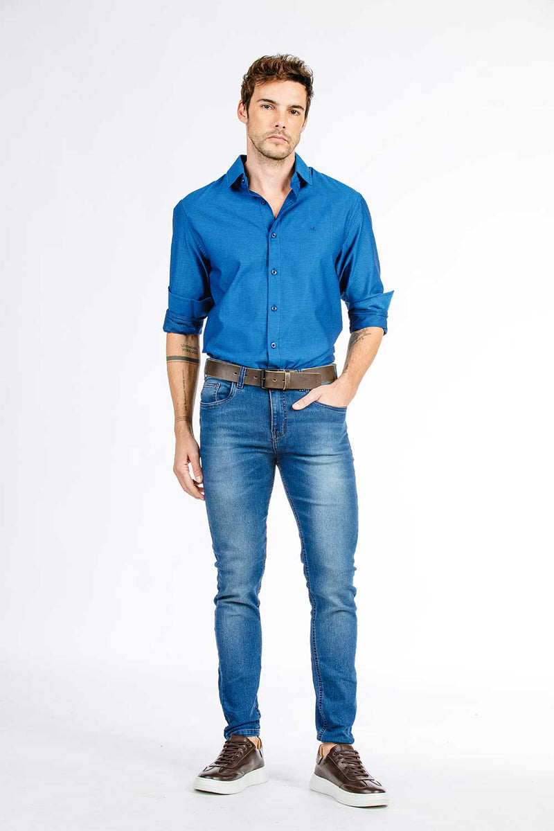 CAMISA COMFORT M/L URBAN SKY
