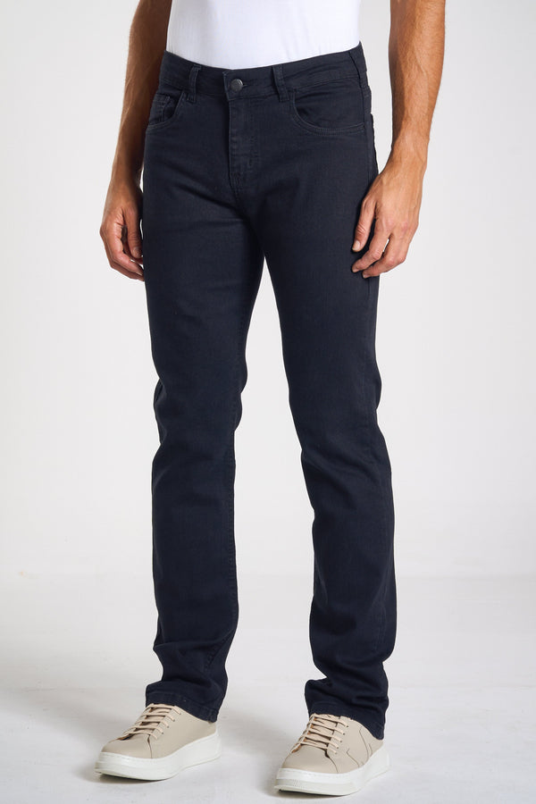 CALÇA JEANS RETA BLACK DENIM 25
