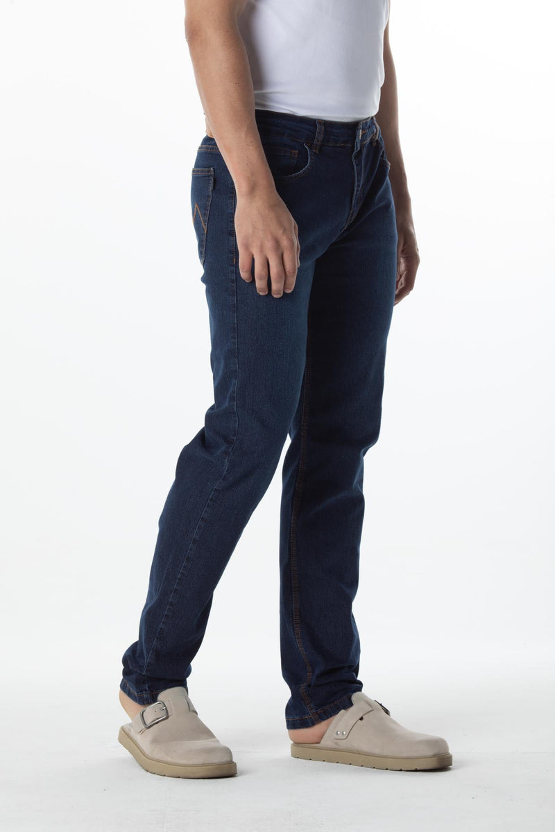 CALÇA JEANS SLIM BLUE WASH 25