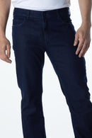 CALÇA JEANS RETA DEEP BLUE
