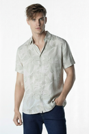 CAMISA VISC M/C ESTAMPADA
