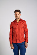 CAMISA SLIM M/L C/ELASTANO MASCULINA 25